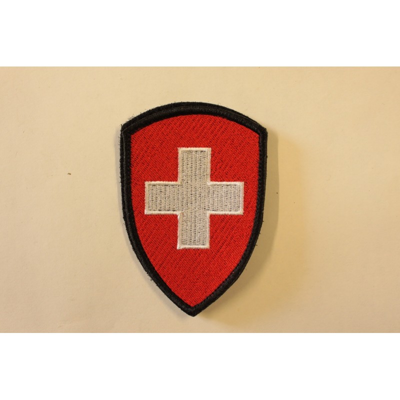 Badge Suisse couleur (broderie+Velcros)